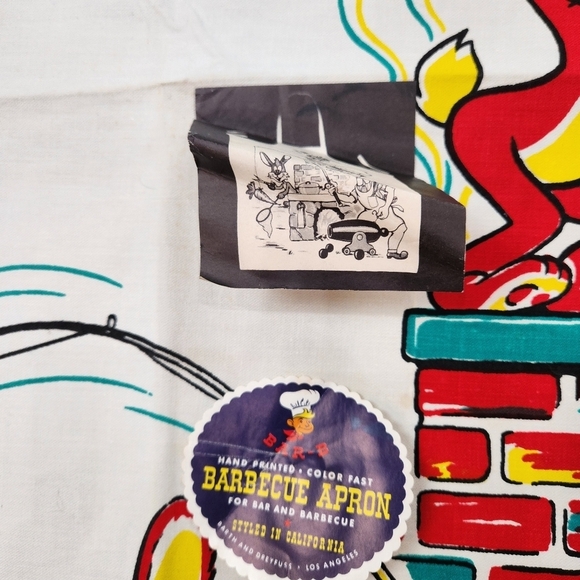 NWT VINTAGE Barth and Dryfuss Los Angeles Cartoon Fishing, Fireplace, ETC. RARE - Picture 7 of 11